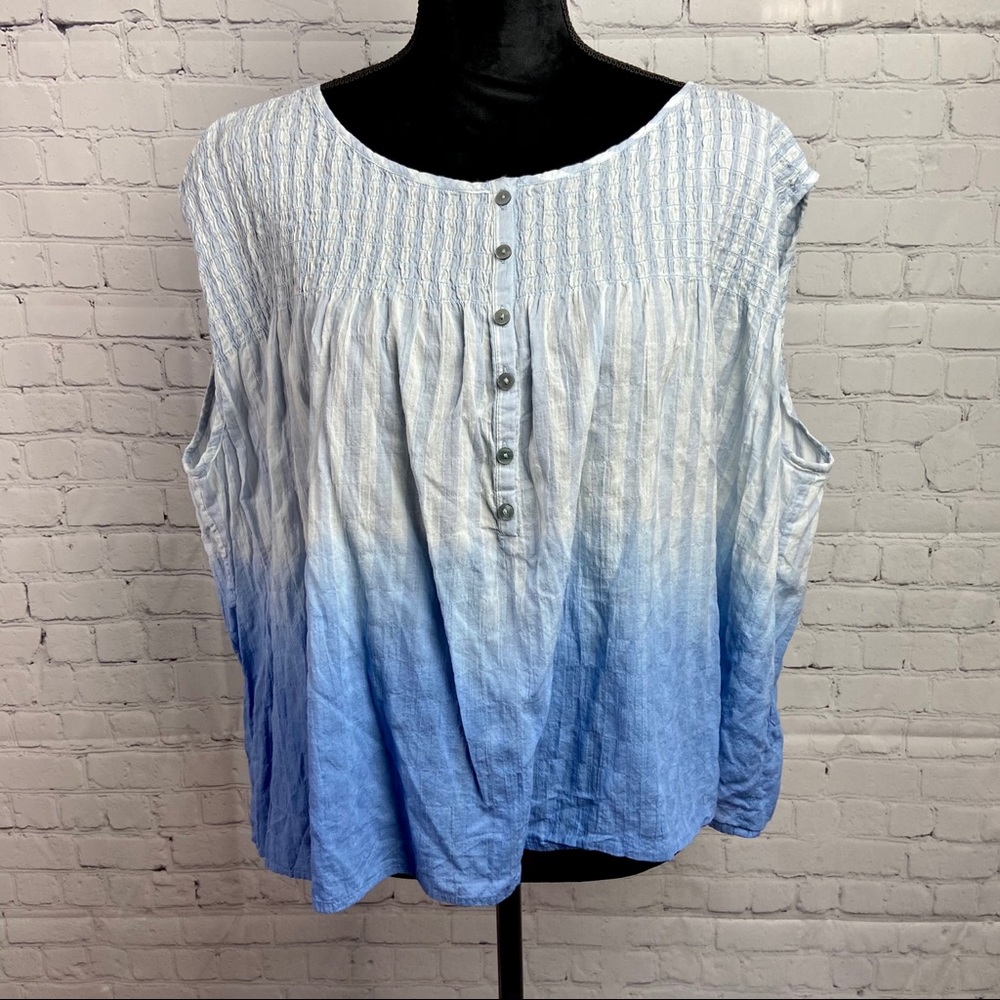 NWT Free People Smocked Tank Top - Picture 2 of 6